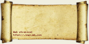 Anđela Ćorović vizit kartica